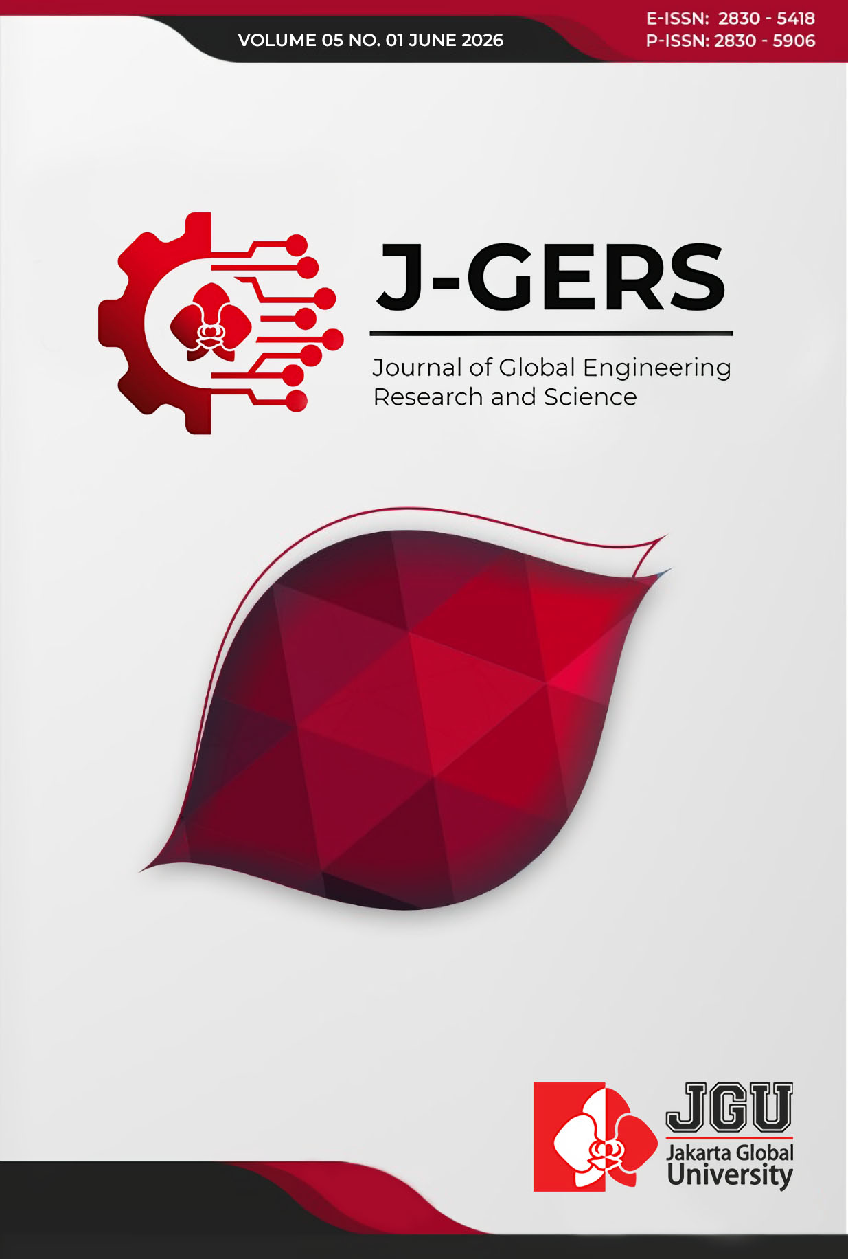 					View Vol. 5 No. 1 (2026): Vol. 5 No. 1 (June 2026): Journal of Global Engineering Research & Science (J-GERS)
				